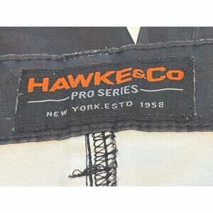 Hawke & Co Pro Series Rugger Shorts Men 36W Blk Camo Stretch Swim Casual Summer